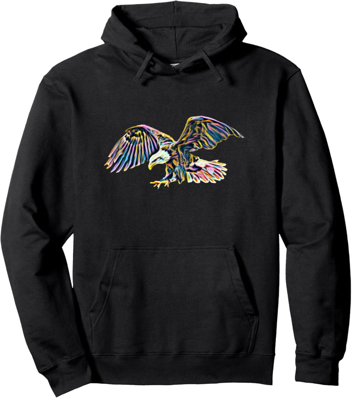 Adler Motiv Raubvogel Vögel Tiere Krallen Schnabel Design Pullover Hoodie