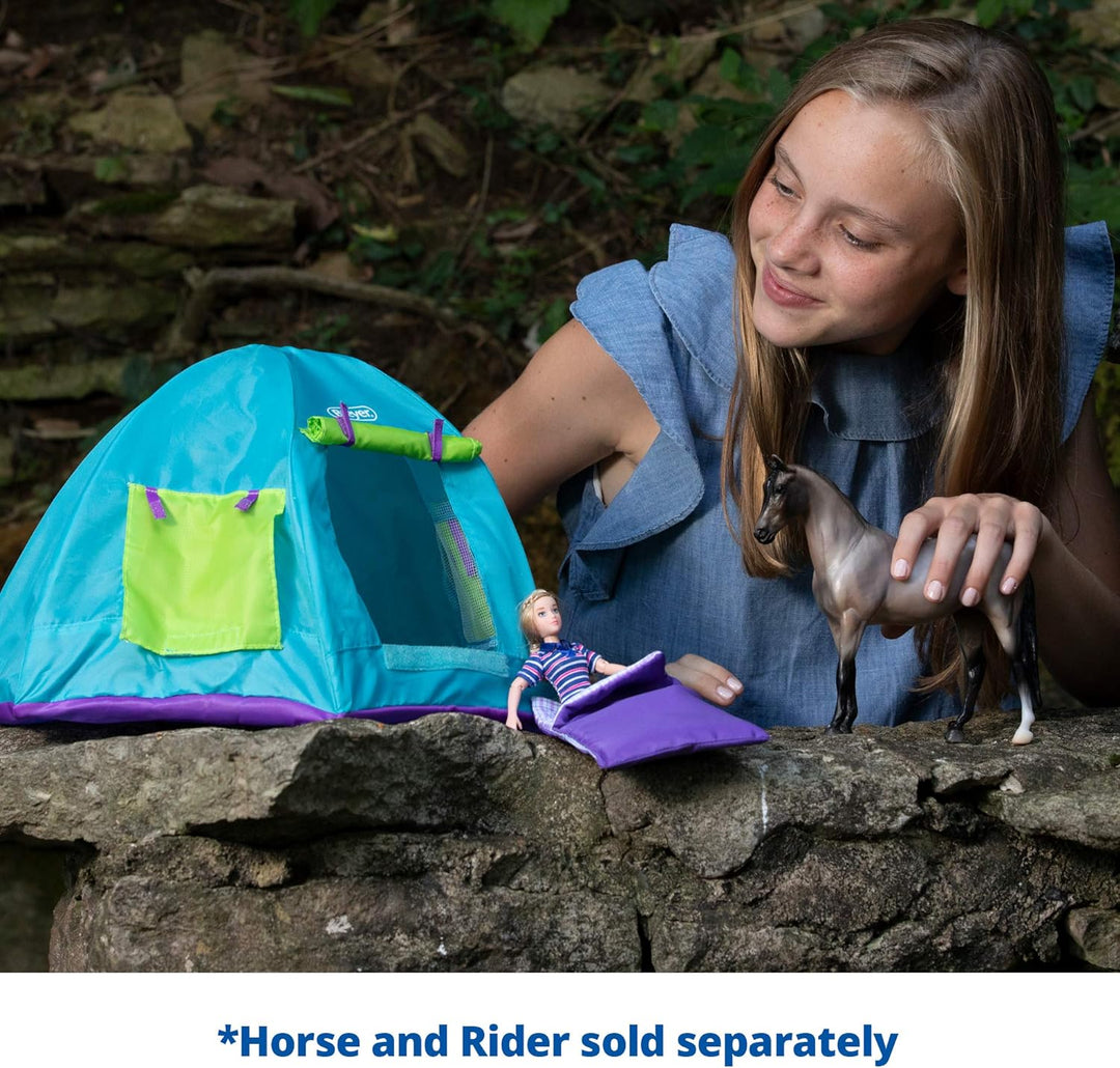 Breyer - 1380 - Massstab 1:9 - Backcountry-Campen-Set (Mehrfarbig)