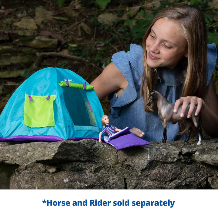 Breyer - 1380 - Massstab 1:9 - Backcountry-Campen-Set (Mehrfarbig)