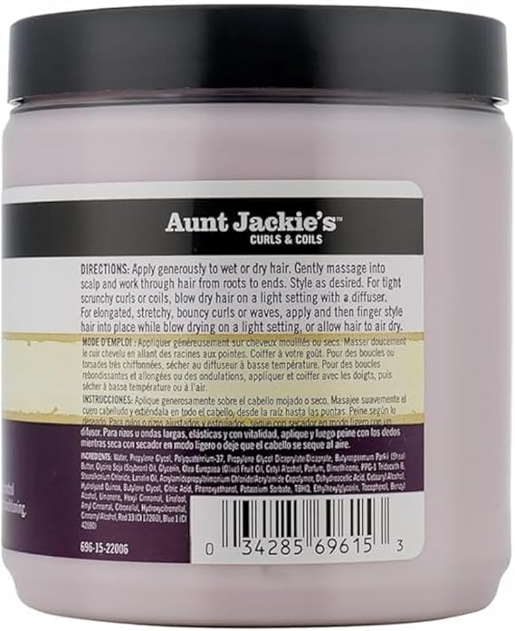 Aunt Jackie'S Curl La La Defining Curl Custard 15oz Jar (2 Pack) by Aunt Jackie's 426 g (2er Pack),