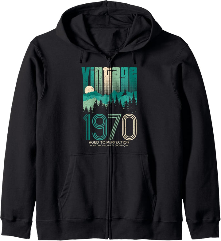 50. Geburtstag Geschenk Vintage 1970 50 Jahre Männer Frauen Kapuzenjacke
