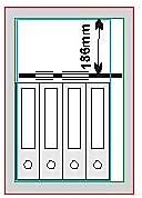 Certeo | Möbeleinsatztresor | VDMA B | S2 | HxBxT 300 x 420 x 380 mm