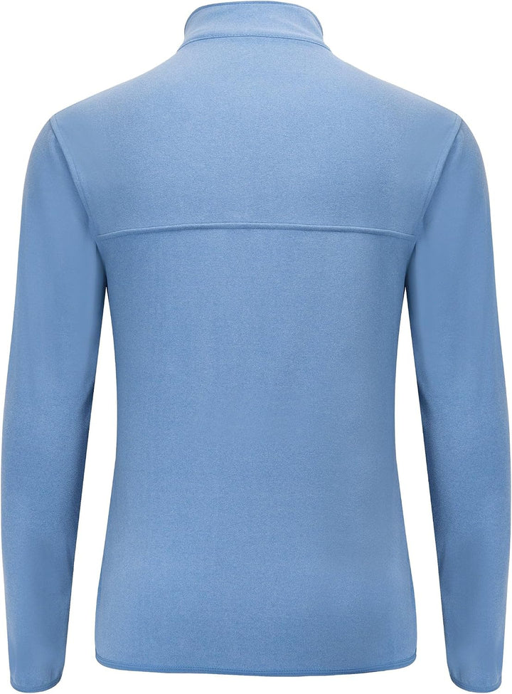 WILLIT Pullover Herren Fleece Sweatshirt mit reissverschluss Fleecepullover Arbeitspullover Atmungsa