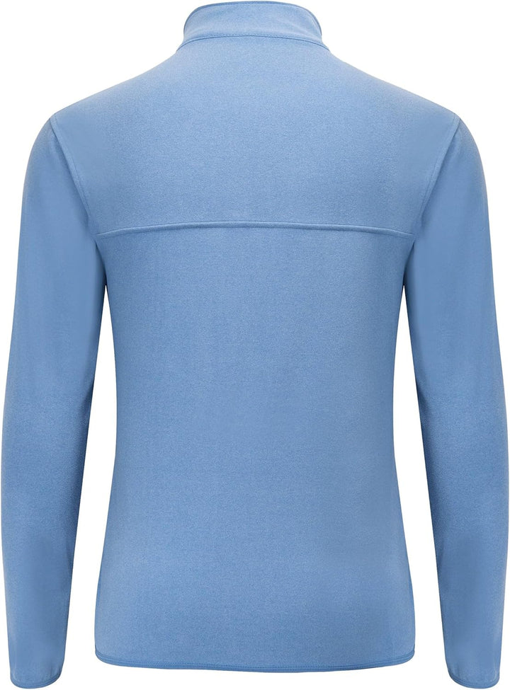 WILLIT Pullover Herren Fleece Sweatshirt mit reissverschluss Fleecepullover Arbeitspullover Atmungsa