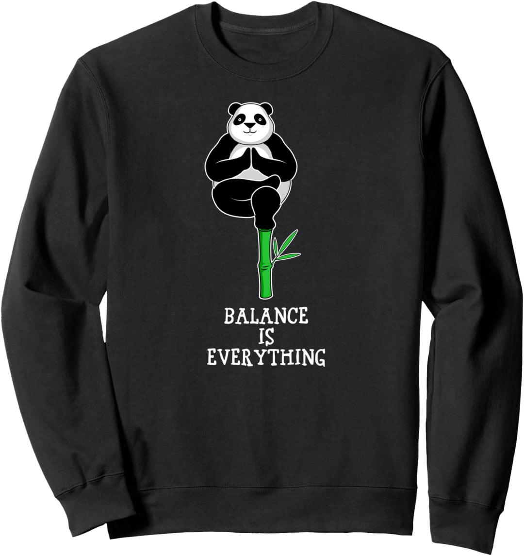 Yoga Meditation Buddhismus - Namaste Zen Panda Yogi Sweatshirt