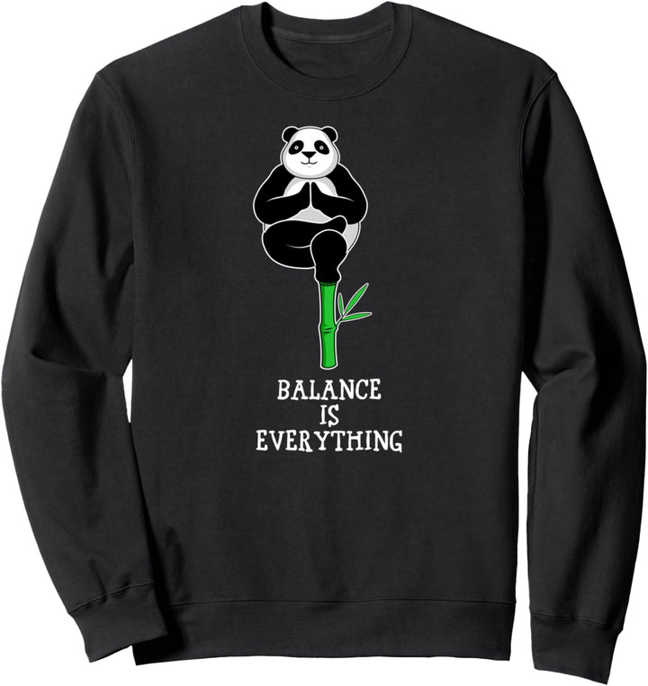 Yoga Meditation Buddhismus - Namaste Zen Panda Yogi Sweatshirt