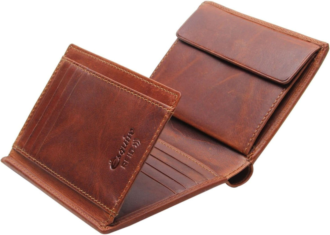Esquire Dallas Geldbörse Leder 10 cm