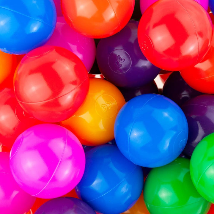 Martom Bunte Bälle für Bällebad 7/6cm Babybälle Plastikbälle Baby Spielbälle 100-2000 Stuck (7cm, 40
