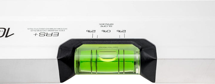PRO800 Wasserwaage 120cm beidseitig gefräst mit Ergonomischen Profil - ERS+ (Easy Reading System) Pr