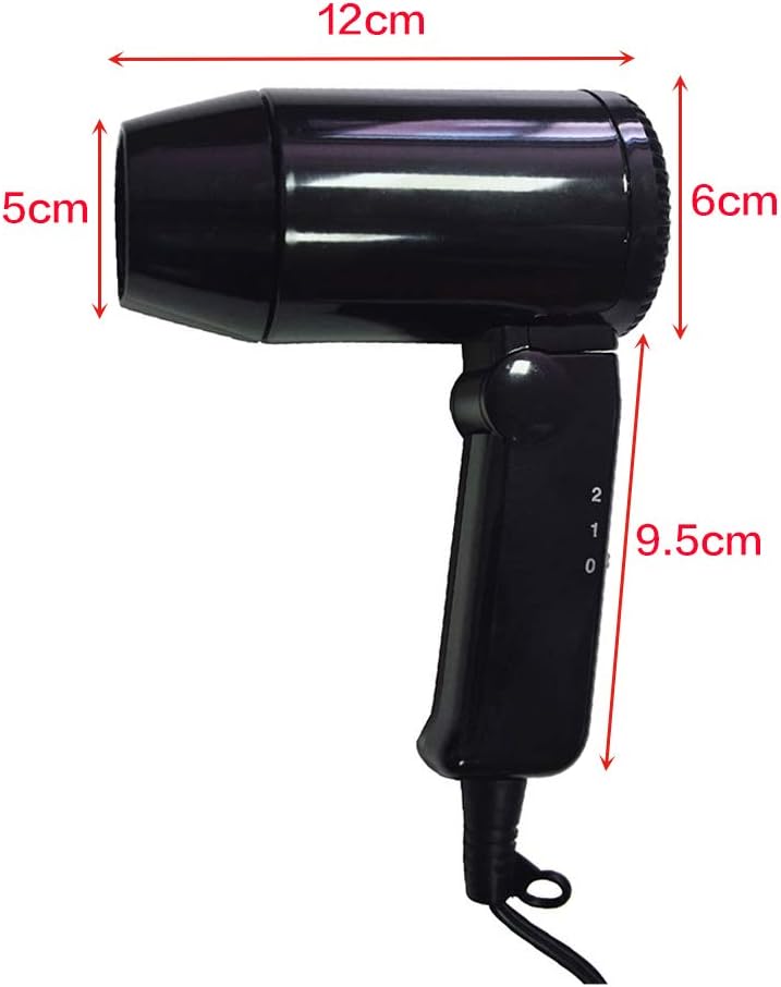 Auto Wohnmobil Haartrockner, TOTMOX 12V 216W Hot And Cool Tragbarer Reisefön Mit 2 Windstufen, Geräu