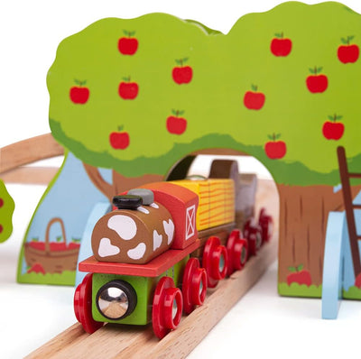 Bigjigs Rail Bauernhof-Eisenbahnset