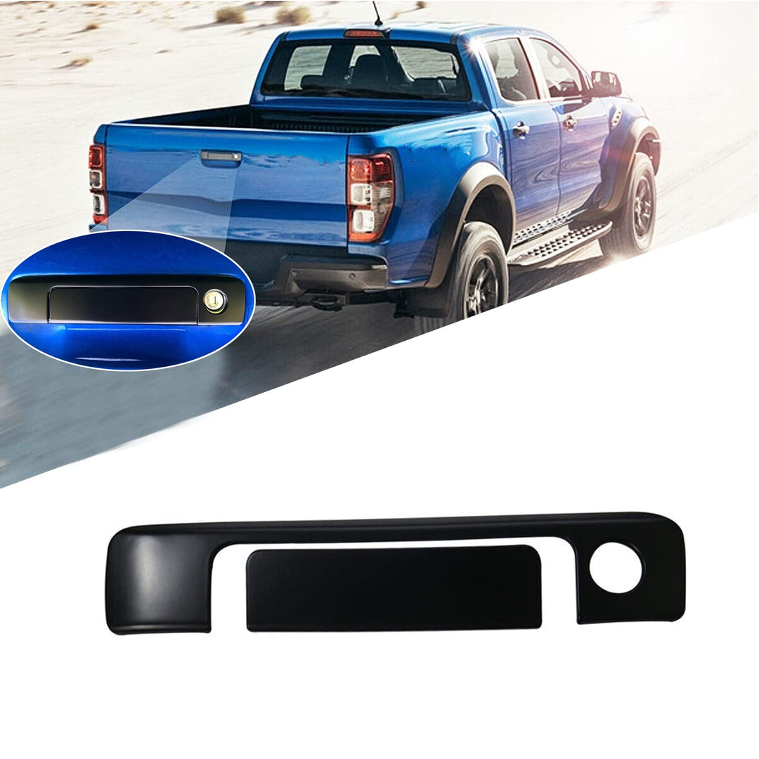 JHCHAN Heckklappenabdeckung Hintere Türgriffverkleidung für Ford Ranger Wildtrak T6 T7 T8 2012-2022