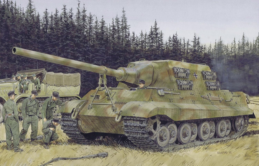 Dragon 500776493 - WWII Deutsches Sonderkraftfahrzeug 186 Jagdtiger Porsche 1:35