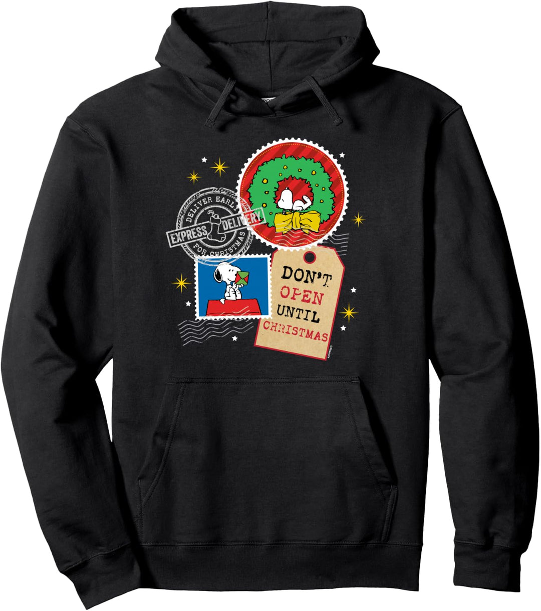 Peanuts - Snoopy öffnet sich erst am 25. Dezember Pullover Hoodie
