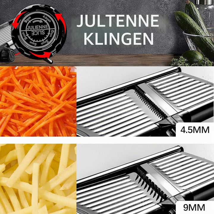 Mandolinenschneider, Gemüsehobel für Küche, Mandoline, Kartoffelhobel, Gemüseschneider, verstellbare