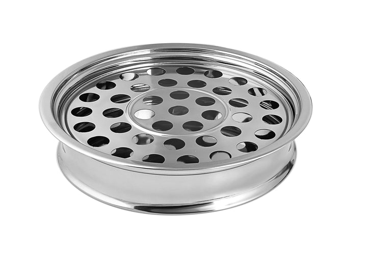 Communion Ware Serviertablett "A Holy Wine" – Edelstahl (Silber/Spiegel), Silber