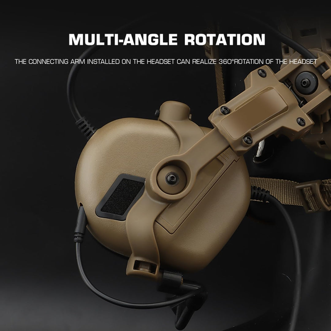Schneller Helm ARC Schienenadapter Taktische Abholung Headset Aufhängung Kopfhörer Halterung Multi-W