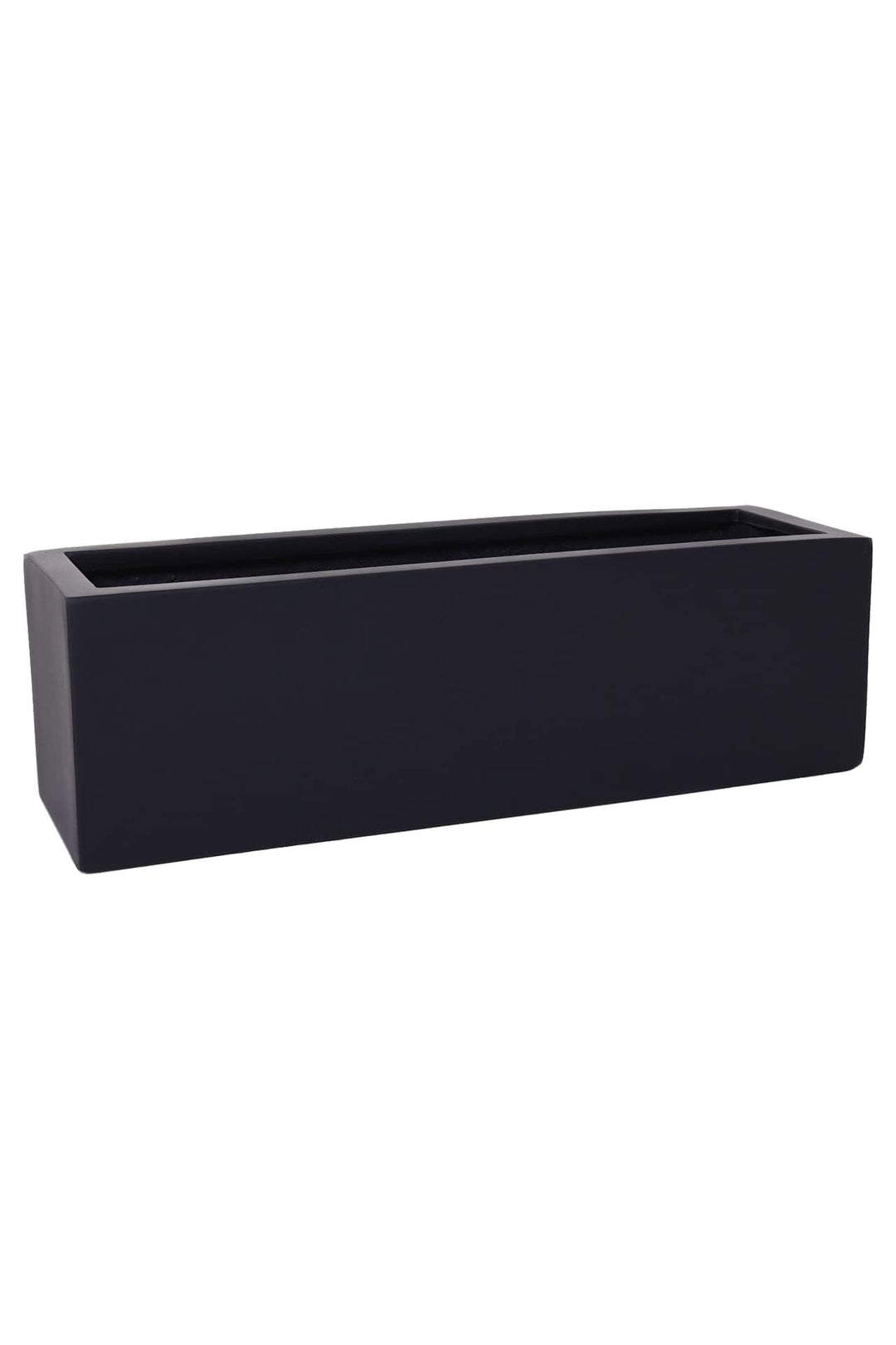 VIVANNO Blumenkasten Balkonkasten Pflanzkasten Fiberglas FLOBO anthrazit - 15x60x17 cm 15x60x17 Anth