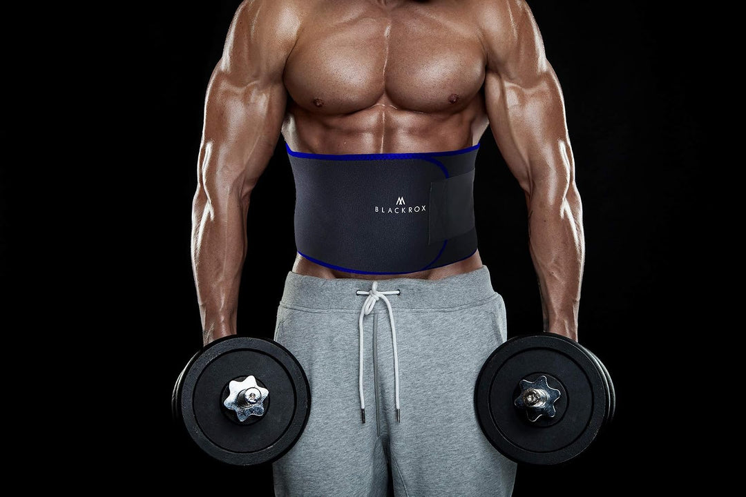 BLACKROX Trimm Your Waist Fitnessgürtel Vergleichssieger Damen &amp; Herren,Schwitzgürtel zur Fettverbre