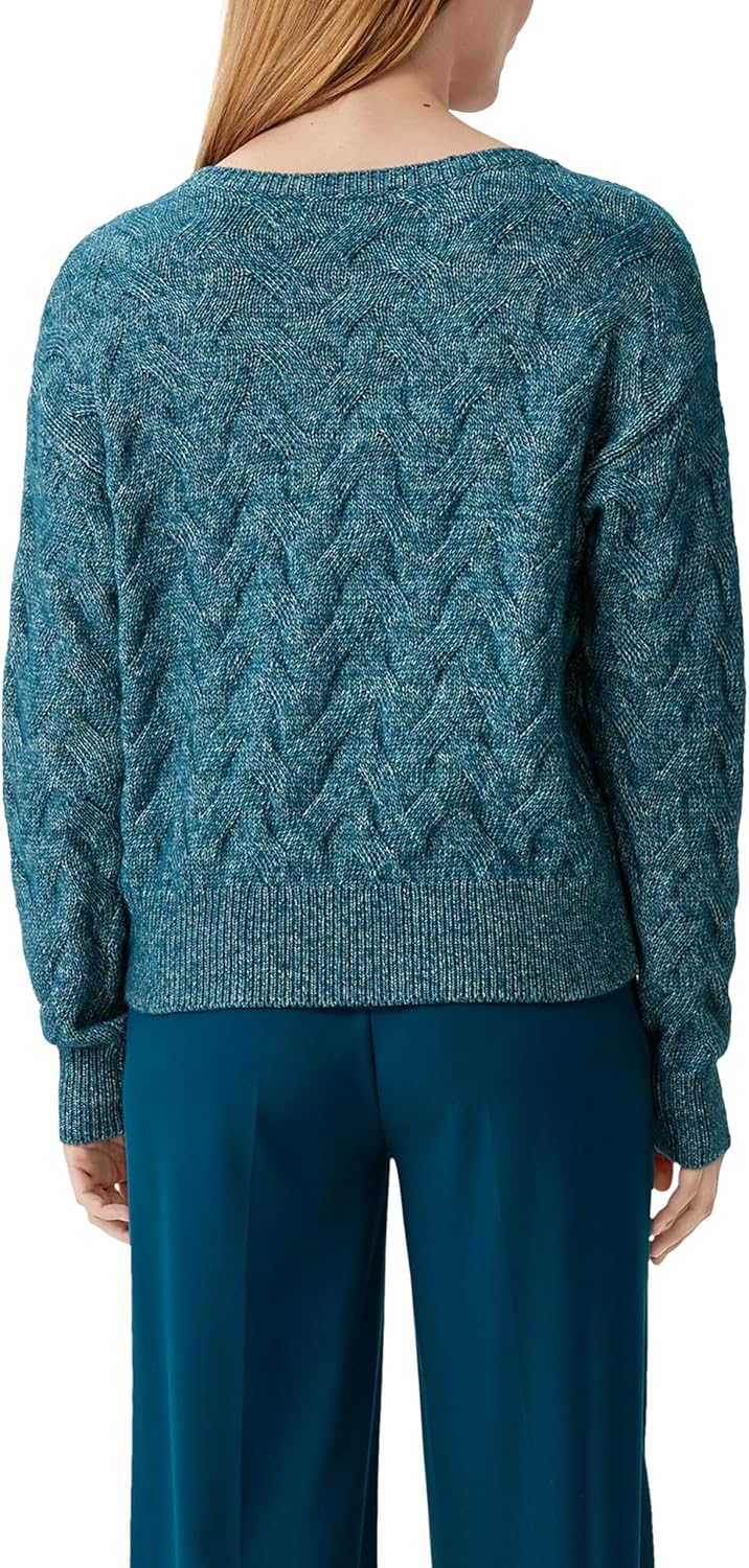 Comma Strickpullover mit Zopfmuster M 6904, M 6904