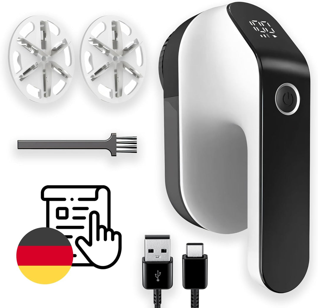 Retoo Fusselrasierer Elektrisch 5W mit LED-Anzeige - Fusselentferner Wiederaufladbarer USB-C Flusene