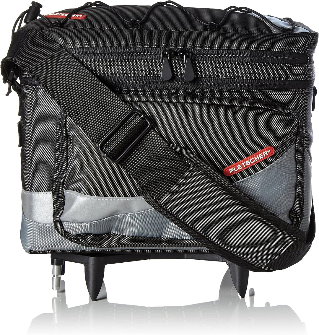 Pletscher Basilea Gepäckträgertasche Schwarz, Schwarz