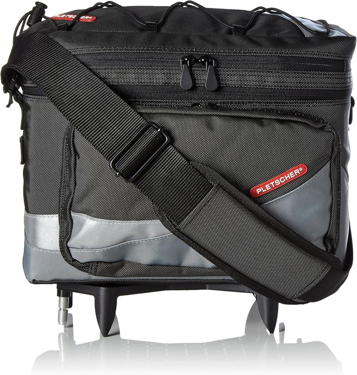 Pletscher Basilea Gepäckträgertasche Schwarz, Schwarz