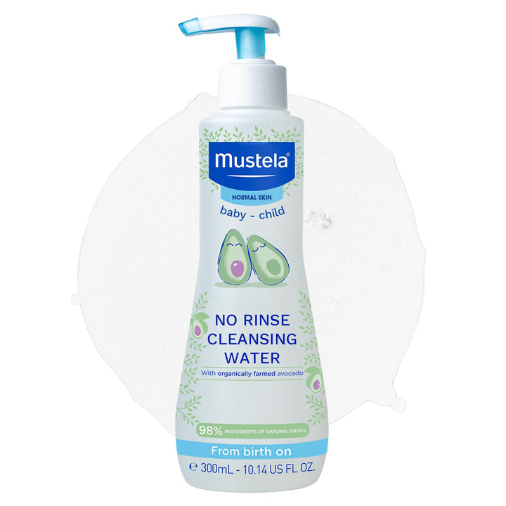 Mustela EAU Nettoyante Sans Riçange 300 Ml Aromático 300 ml (1er Pack), Aromático 300 ml (1er Pack)