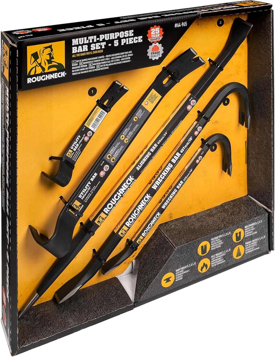 Roughneck ROU64965 Mehrzweck-Stangen-Set, 5-teilig