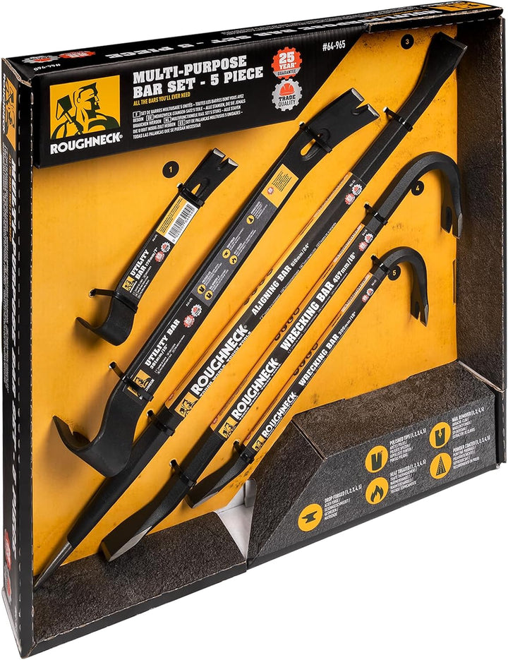 Roughneck ROU64965 Mehrzweck-Stangen-Set, 5-teilig