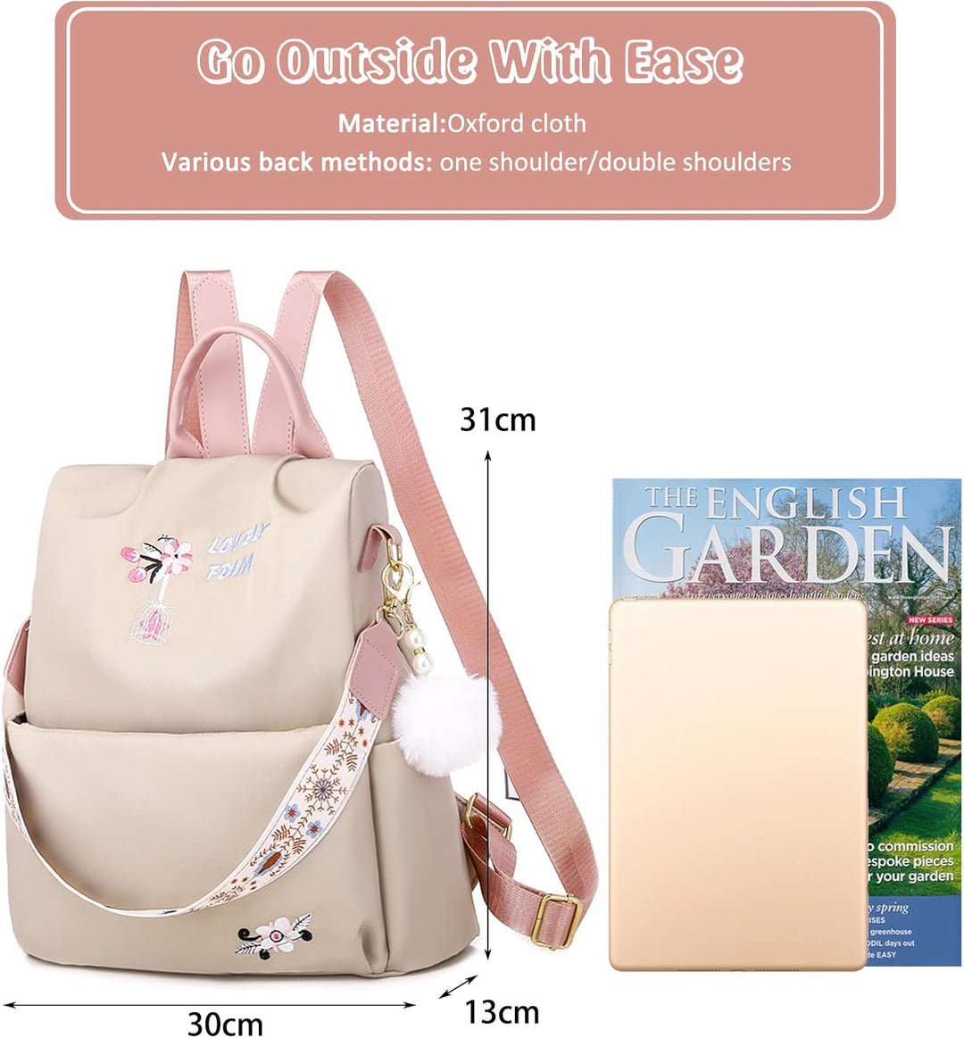 Balakaka Reiserucksack Wasserdichter für Mädchen Wasserbeständige grosse Casual Backpack Anti Diebst
