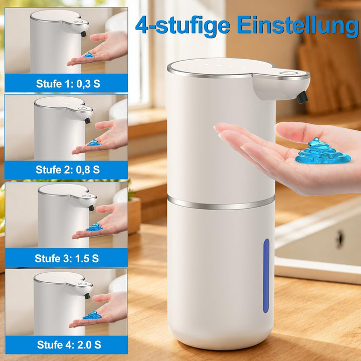 Amyzavls Seifenspender Automatisch für Flüssigetyp, Wandbefestigung Berührungslos Elektrischer Seife