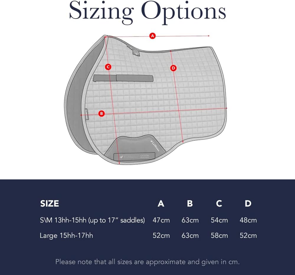 LeMieux Close Contact Saddle Pad - English Saddle Pads for Horses - Equestrian Riding Equipment and