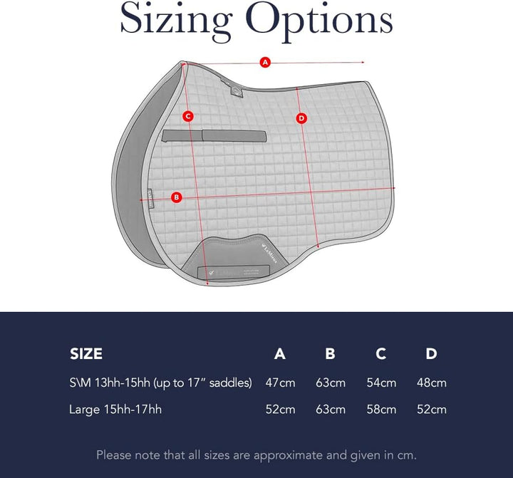 LeMieux Close Contact Saddle Pad - English Saddle Pads for Horses - Equestrian Riding Equipment and