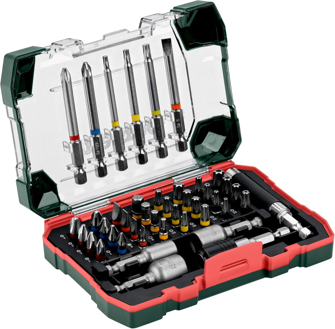 Metabo Zubehör-Set SP – 626719000 – Für präzise Schraub- und Montagearbeiten – 43-teilig