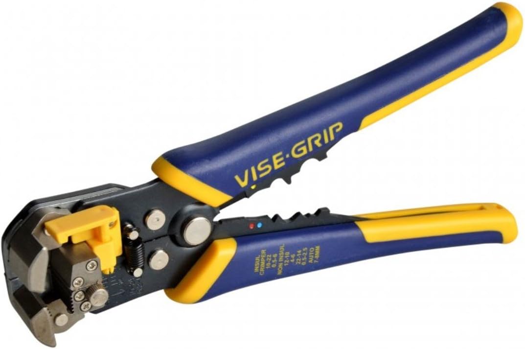 Irwin Vise-Grip Abisolierzange, 5,1 cm Backe, schneidet 10–24 AWG, ProTouch-Griff (2078300) 8" (200m