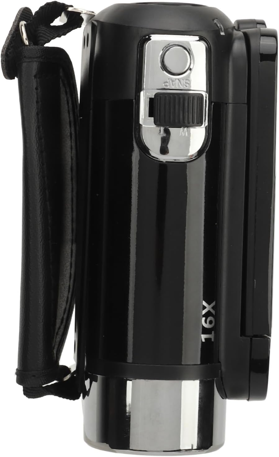 D90 16MP Digitalkamera mit 1080P Full-HD-Videofunktion, 2,4 Zoll drehbarem Display, 16-fach Zoom, Fi