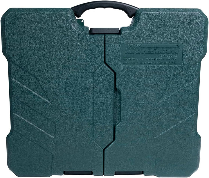 Brüder Mannesmann M29085 Premium Universal und Haushalts-Werkzeugkoffer, Blau, 89-tlg Single, Single