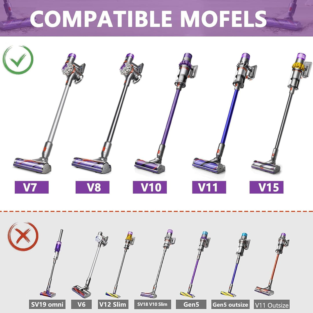 Bürste kompatibel für Dyson V7 V8 V10 V11 V15 SV10 SV11 SV12 SV14 SV15 SV22 SV25 SV27 SV28 SV37，Ersa