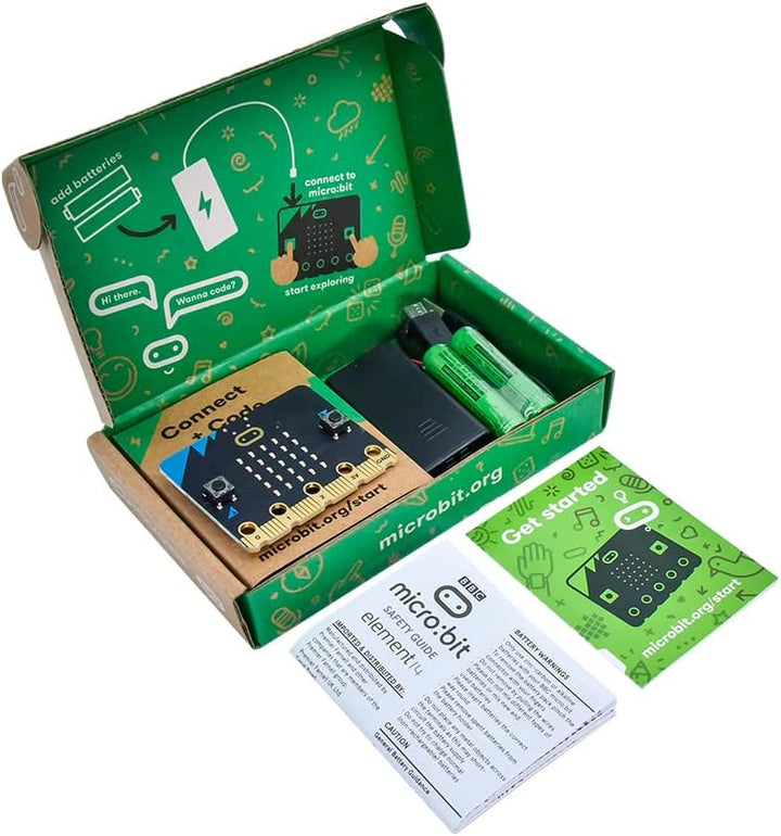 KEYESTUDIO BBC Micro:bit V2 Starter Kit (Pack Microbit V2.2 Go Kit) with Official BBC Micro:bit V2 D