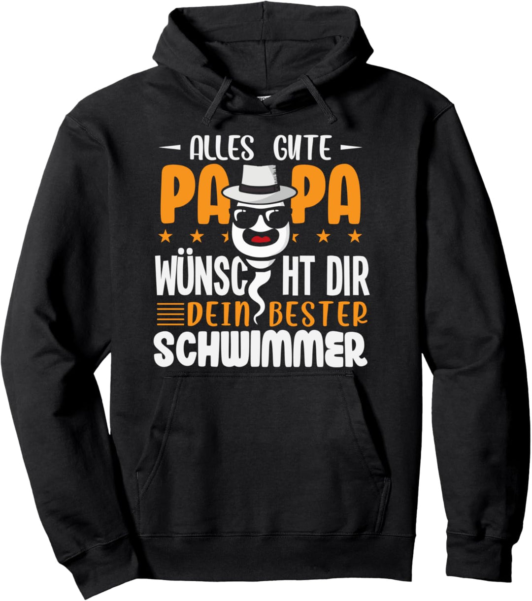 Alles gute Papa dein bester Schwimmer - Vater Papa Vatertag Pullover Hoodie
