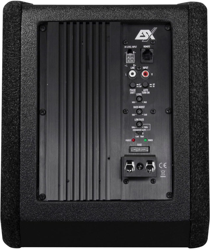 ESX V800A - Aktiver 20 cm Subwoofer mit Passivmembran