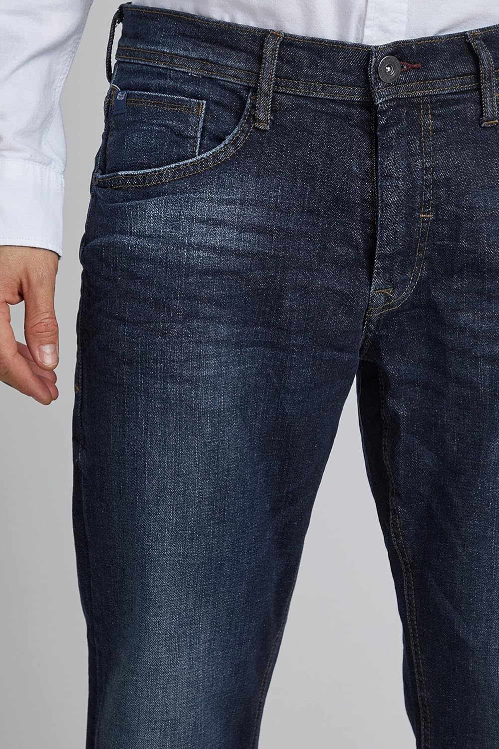 Blend 20711004 Herren Jeans Hose Denim mit Stretch 5-Pocket Blizzard Fit Regular Fit, Grösse:33/34,