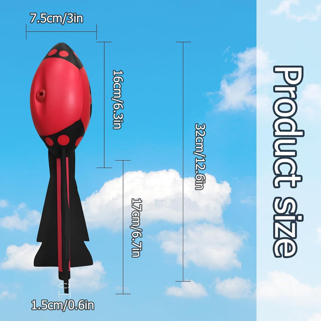 Vortex Aero, Rakete Aero aus Weicher Foam, Wurfrakete Outdoor Spass für Gross und Klein, Rocket Whis