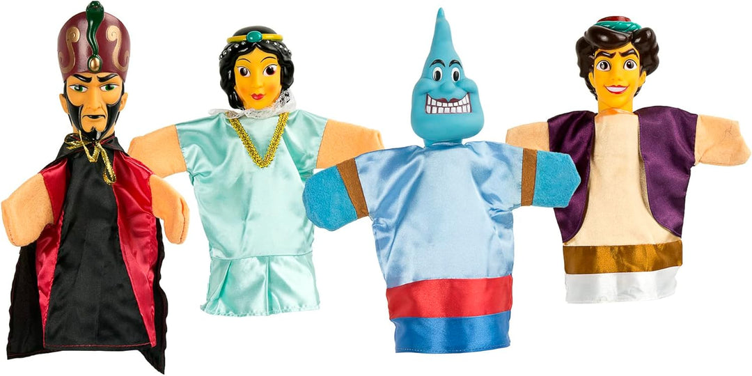Leomark Grosse Handpuppen Set für Kinder - Alladyn - Bunte Puppen zum Spielen im Theater, Performanc