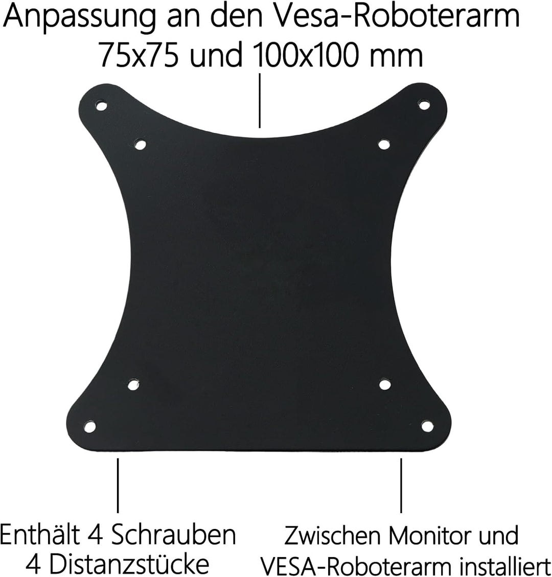 E-Serie G5 VESA-Halterungsadapter kompatibel mit HP Monitoren der Grössen(passend für E24 G5,E24q G5