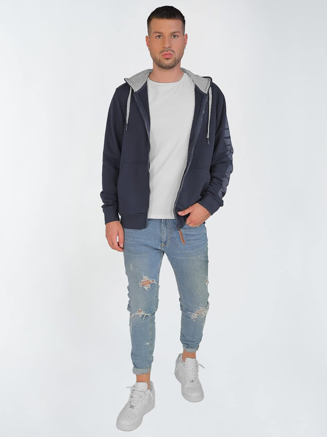 Top Gun Herren Sweatjacke Tg22010 Navy,Xxl