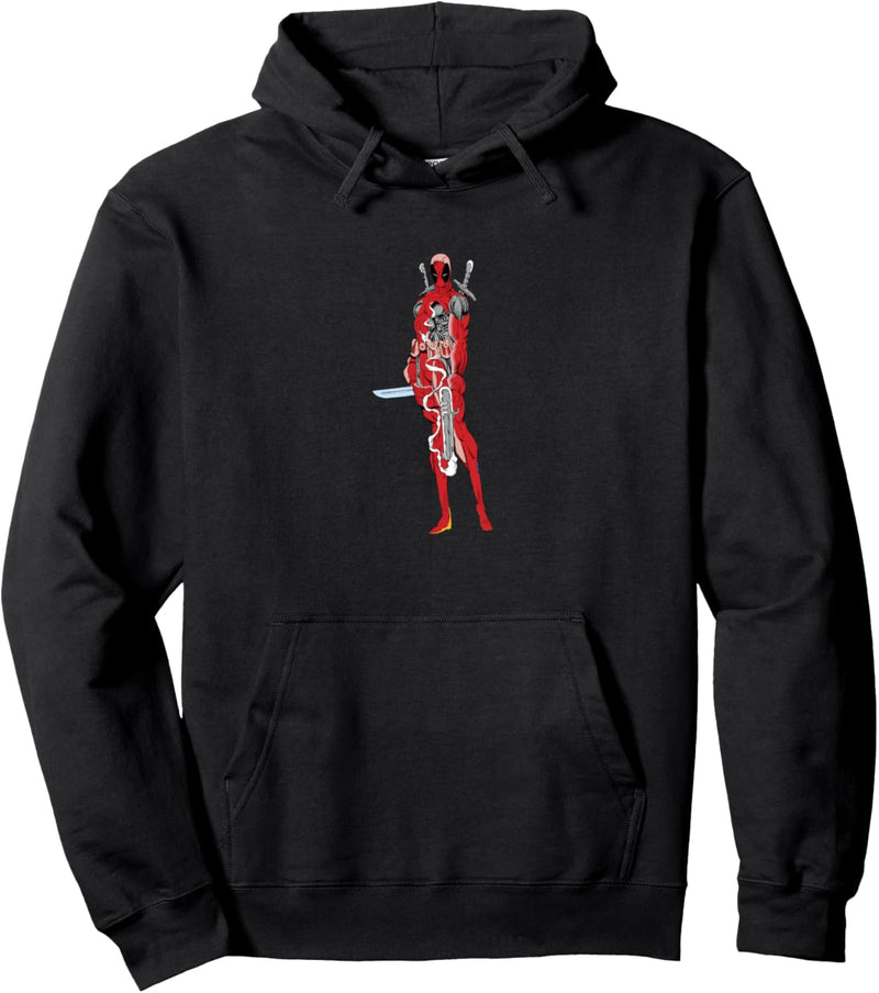 Marvel Deadpool 30th Simple Portrait Pullover Hoodie