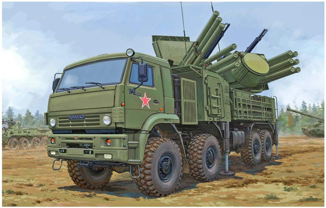 Trumpeter 001060 1/35 72V6E4, Combat auf 96K6 Pantsir S1 ADMGS Modellbausatz, verschieden