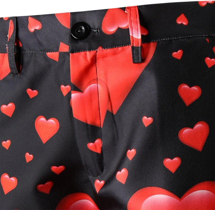 Zhiyao Herren Anzug Valentinstag Anzug Herren Anzüge Khaki Schwarz Rot Smoking Herrenanzug Modern Fi